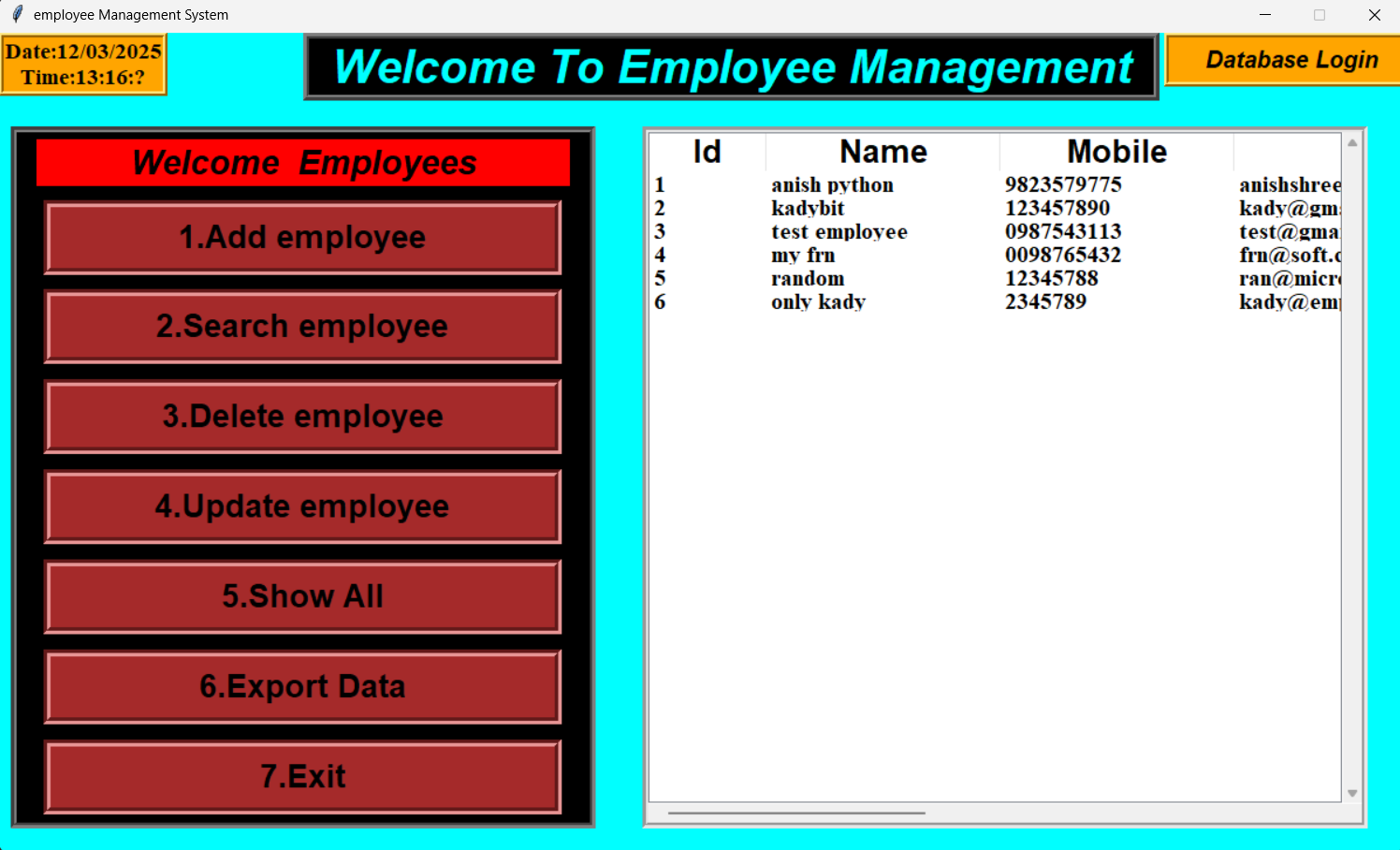 Employee Management System